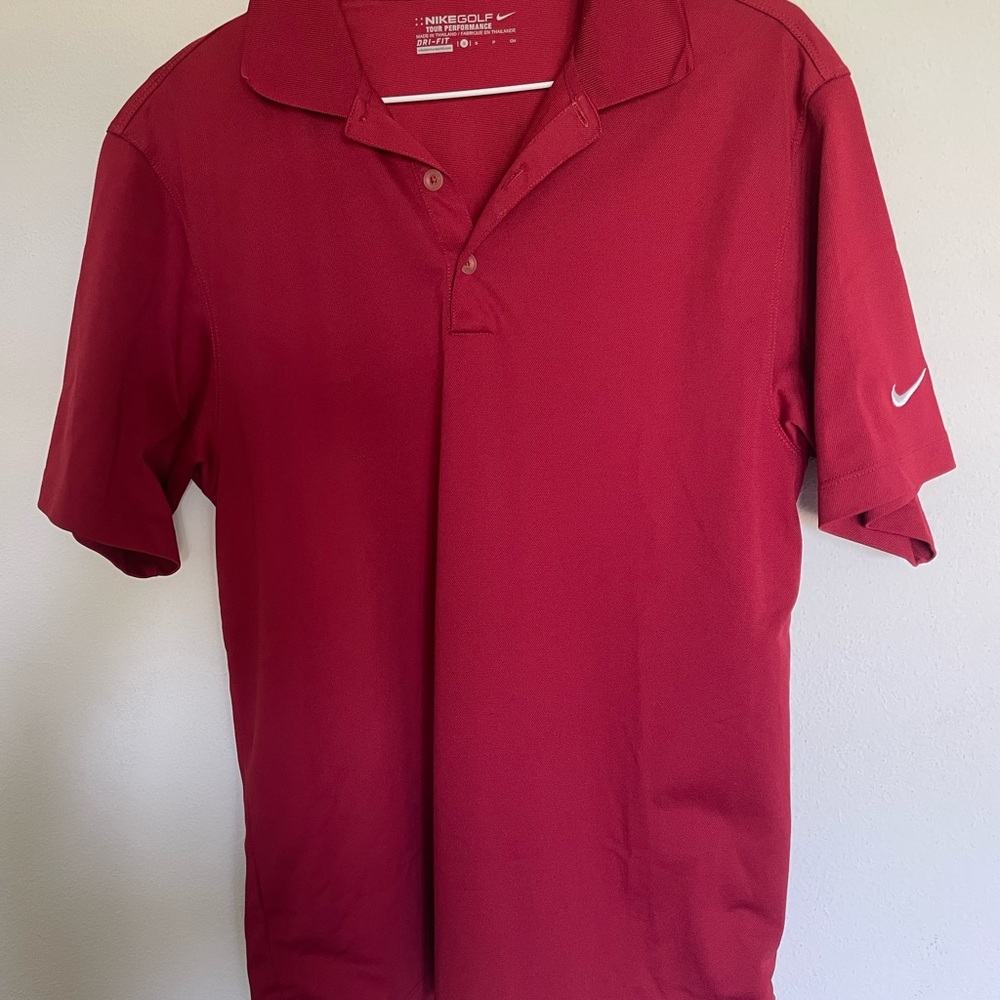 Nike Men's Crimson Polo Shirt
